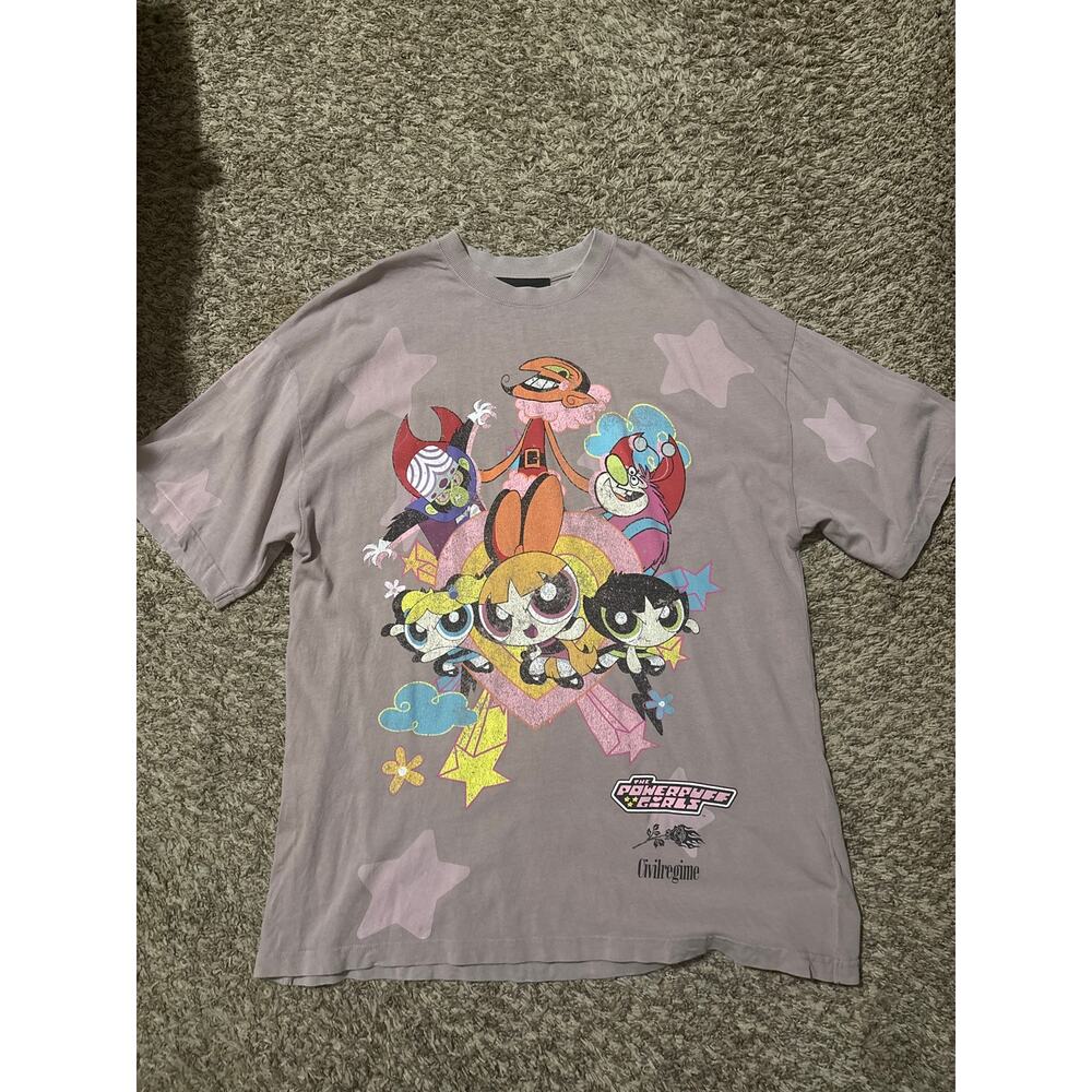 Civil Regime Power Puff Girls PPG Top Shirt XL